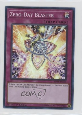 Super Rare - Zero-Day Blaster 1st Ed. YuGiOh! Structure Deck: Rokket Revolt 00jz-image