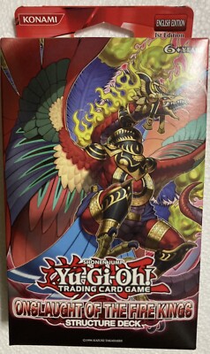 yugioh Onslaught of the Fire Kings Structure Deck English 1st Ed Factory Sealed-image