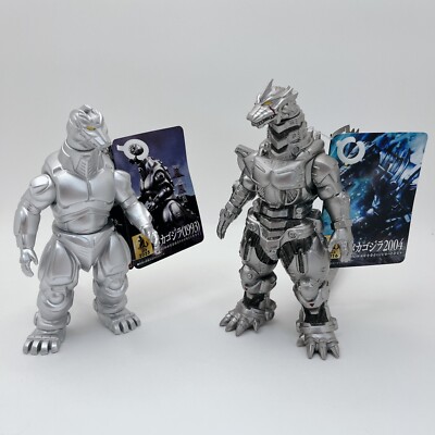 Bandai Movie Monster Series Mechagodzilla 1993 & 2004 Figure Set - Japan(00E030)-image