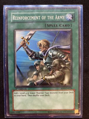 Yu-Gi-Oh! TCG Reinforcement of the Army Structure Deck SD5-EN024 1st Edition...-image