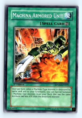 Yu-Gi-Oh Machina Armored Unit #SDMM-EN021 Structure Deck: Machina Mayhem tcg LP-image