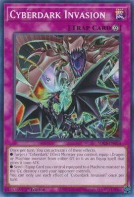 3 x Cyberdark Invasion (SDCS-EN034) - Common - 1st Edition-image