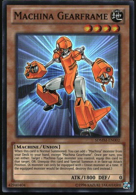 Yu-Gi-Oh! - Machina Mayhem Structure Deck Machina Gearframe 2010 SDMM-EN002-image