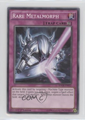 2014 Yu-Gi-Oh! Geargia Rampage Structure Deck 1st Edition Rare Metalmorph 0b3-image