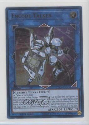2017 Yu-Gi-Oh! Cyberse Link Structure Deck 1st Edition Encode Talker (UR) 08w3-image