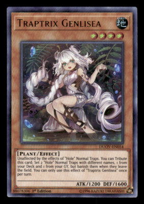 Yugioh Traptrix Genlisea DUOV-EN054 Ultra Rare 1st Ed NM-image