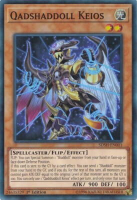 Qadshaddoll Keios - Structure Deck: Shaddoll Showdown - Yu-Gi-Oh! - LP - 1st Ed.-image