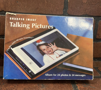 Sharper Image Talking Pictures 24 Album for 24 Photos & Messages-image