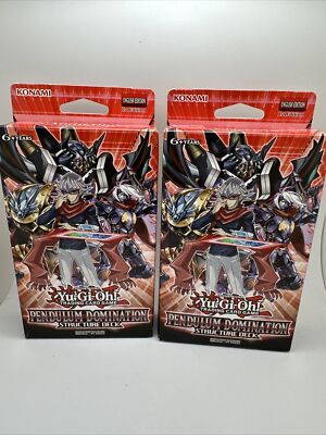 Yu-Gi-Oh! Trading Card Game Pendulum Domination Structure Deck 1st Edition X2-image