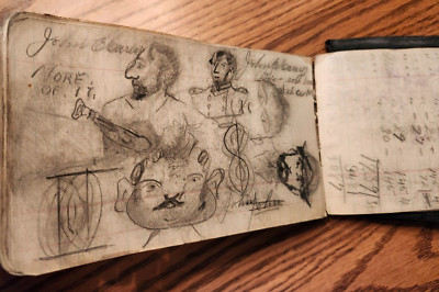 LEATHER BOUND PERSONAL JOURNAL NOTEBOOK OF JOHN E. CAREY BOSTON, MA 1929-image