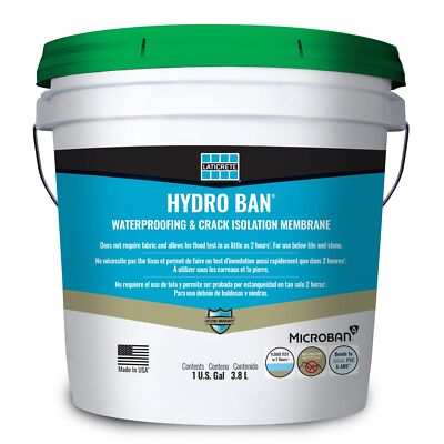 1 Gallon HYDRO BAN Waterproofing Sealant Flexible Seamless Membrane-image