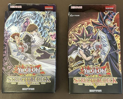 YuGiOh! Seto Kaiba And Yugi Muto Structure Decks • New• Sealed Box! Blue-Eyes-image