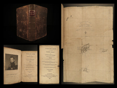 1815 1ed David Porter Journal USS Essex Battle of Valparaiso War of 1812 Plates-image