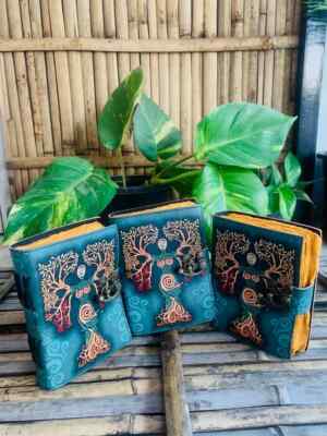 Goat Handmade Leather colorful Journal beautiful Journal Deal Of The Year-image