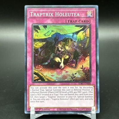 Yugioh! Traptrix Holeutea - SDBT-EN046 - Super Rare - 1st Edition Near Mint, Eng-image