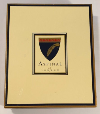 Aspinal of London Leather Bound Pink Baby Photos Album 24.5 x 21.5 cm Unused.-image