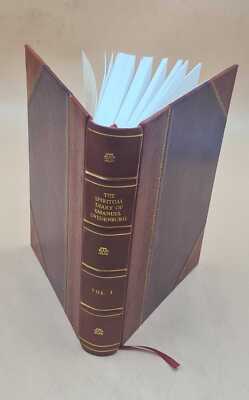 The Spiritual Diary Of Emanual Swedenborg; Volume 1 1846 [Leather Bound]-image