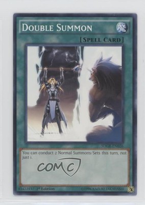 2014 Yu-Gi-Oh! Geargia Rampage Structure Deck 1st Edition Double Summon 0k8a-image