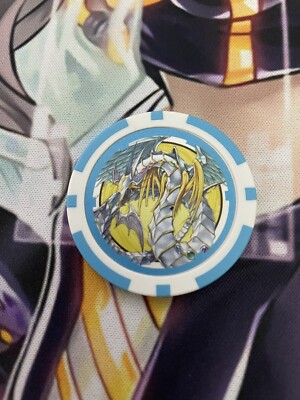 Rainbow Dragon NEW Poker Chip Yu-Gi-Oh! Duel Links Prize Rare Collectible Token-image