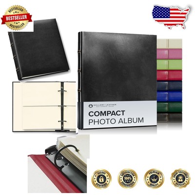 3-Ring Binder Photo Album - 60 Acid-Free Pages for Lifelong Memories-image