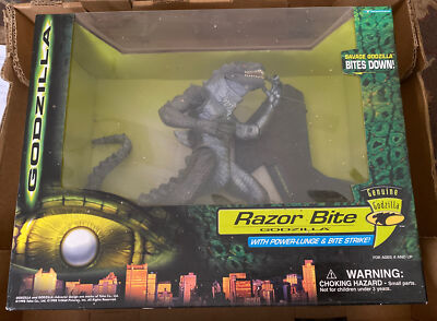 GODZILLA RAZOR BITE 1998 Trendmasters Rare Figure #08542 NEW VINTAGE-image
