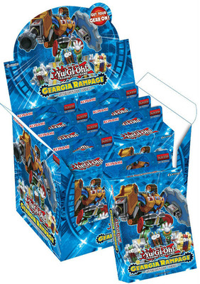 Yugioh 1st edition GEARGIA RAMPAGE Structure Deck BOX 8ct SEALED IN HAND!!-image
