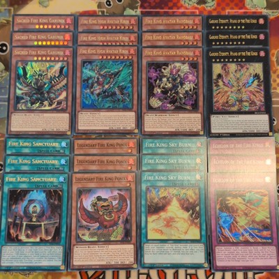 Yugioh 24cd Legendary Fire King/Garunix SR14-EN Ultra & Super Core Bundle Mint -image
