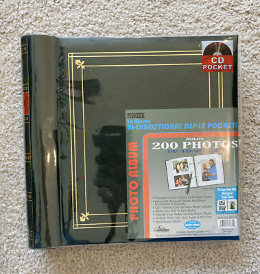 Pioneer Photo Album 200 Photos 4 x 6 Bidirectional Slip in Pockets Holds 200 -image