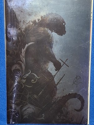 Godzilla Monster Piece Theatre #3 Currey FOIL Edition LTD 500 signed with COA -image