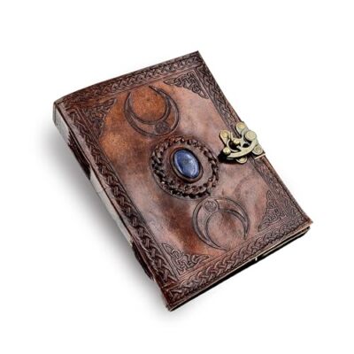 Vintage Journal Antique Handmade Leather Bound journal with deckle edge Paper -image