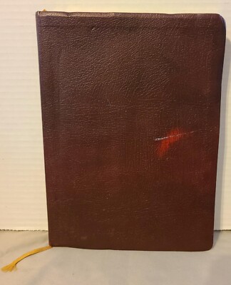 Daily Devotional Journal My Utmost For His Highest Oswald Chambers Rare Leather-image