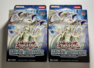 (x2 Set) Yu-Gi-Oh! TCG Blue Eyes White Destiny Factory Sealed Structure Deck Box-image