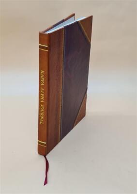 The Kappa Alpha Journal. 1926 By Kappa Alpha Order. [Leather Bound]-image
