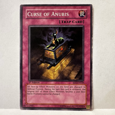 1st Edition Curse of Anubis Structure Deck SD1-EN028 Yu-Gi-Oh!-image
