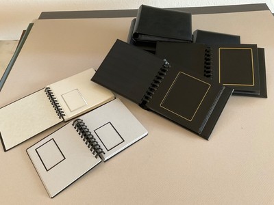 Lot of 7x7 & 6.5x6.5 Black Wedding/Parent  Proof Photo Album - 20 photos -image