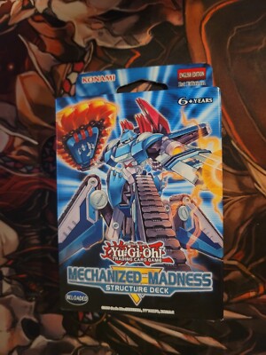 YUGIOH TCG MECHANIZED MADNESS STRUCTURE DECK 1ST EDITION FACTORY SEALED -image