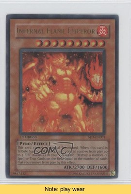 Infernal Flame Emperor 1st Ed. YuGiOh Blaze of Destruction Structure Deck 0g4-image