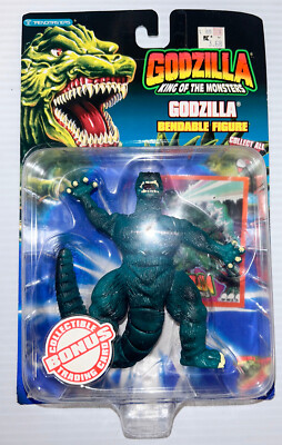 1994 Trendmasters Godzilla Bendable MOC. Destroy All Monsters!-image