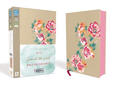 NIV Journal the Word Bible for Teen Girls Leathersoft over Board by Zondervan-image