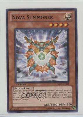 2011 Yu-Gi-Oh! Lost Sanctuary Structure Deck 1st Edition Nova Summoner 0b5-image