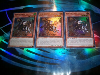 3x Springans Kitt 1st Edition Ultra Rare SDAZ-EN002 Yu-Gi-Oh!-image