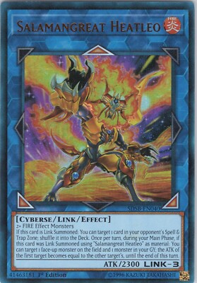 Salamangreat Heatleo NM (#2) SDSB 1st Structure Deck: Soulburner Yugioh-image
