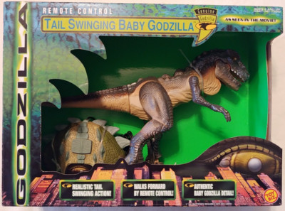 Toy Biz Tail Swinging Baby GODZILLA action figure - Remote Control-image