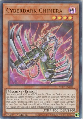 Cyberdark Chimera NM (#3) SDCS 1st Structure Deck: Cyber Strike Yugioh-image