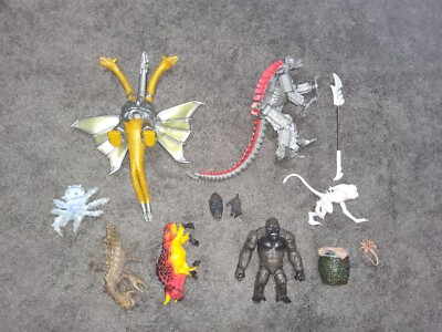 Lot godzilla mecha ghidorah mechagodzilla king kong battle damage Schleich Kaiju-image