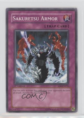 2006 Yu-Gi-Oh! Lord of the Storm Structure Deck 1st Edition Sakuretsu Armor 1z8-image