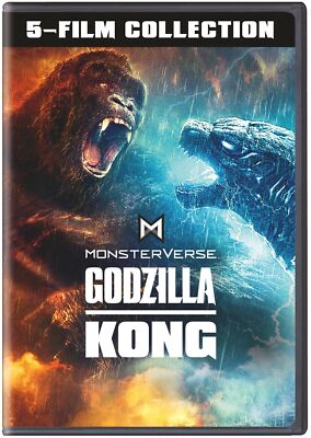 Godzilla / Kong Monsterverse 5-Film Collection DVD  NEW-image