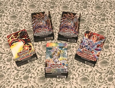 5x 1st Edition Structure Deck (s) | 1x SDAS | 1x EGS1 | 1x SDCB | 2x SDCS-image