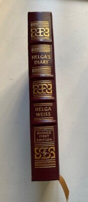 Helga's Diary by Helga Weiss Signed 1st Edition w/ COA - Easton Press-image
