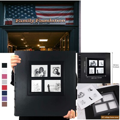 Elegant Leather Photo Album for 600 Photos - Perfect Gift for Special Occasions-image